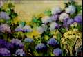 " Hydrangea Series #2 " by Carol Reeves, Oil, Landscape